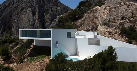 spanish homes on the cliff